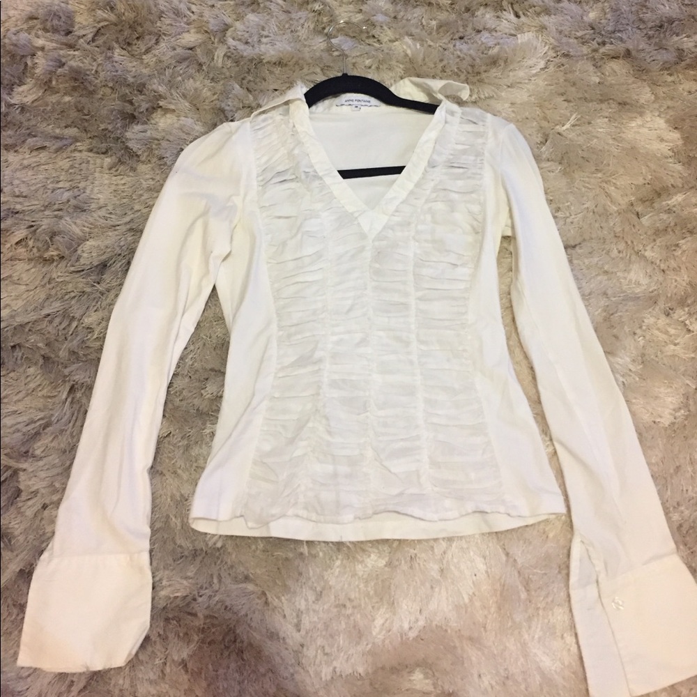 Anne Fontaine white blouse